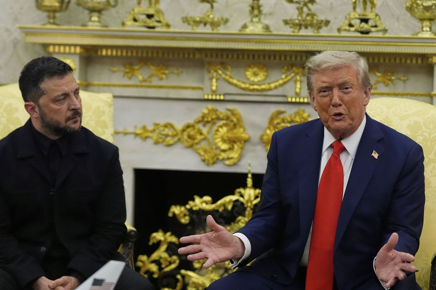 Volodimir Zelenski i Donald Tramp u Beloj kući
