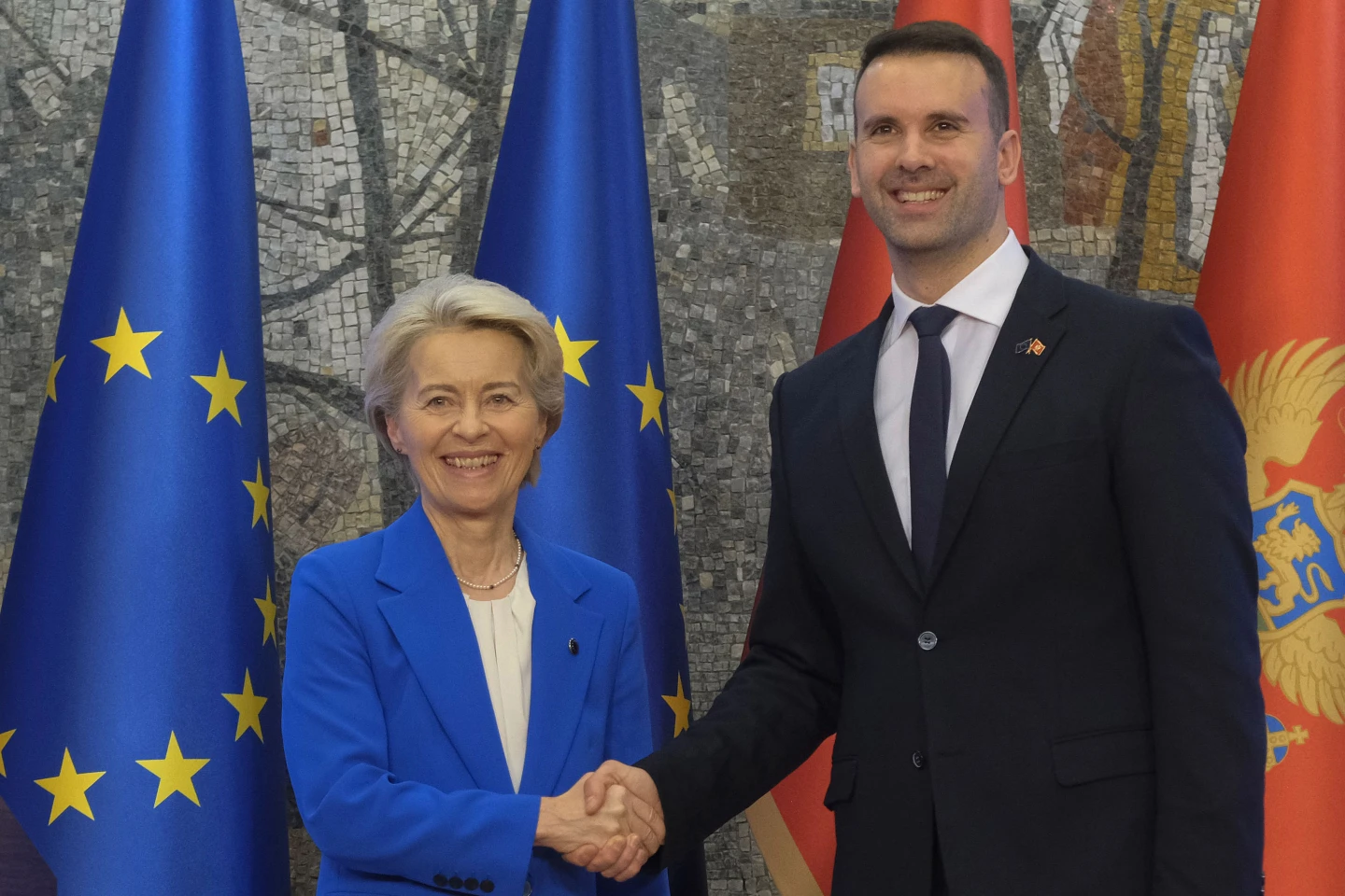 Ursula fon der Lajen i Milojko Spajić