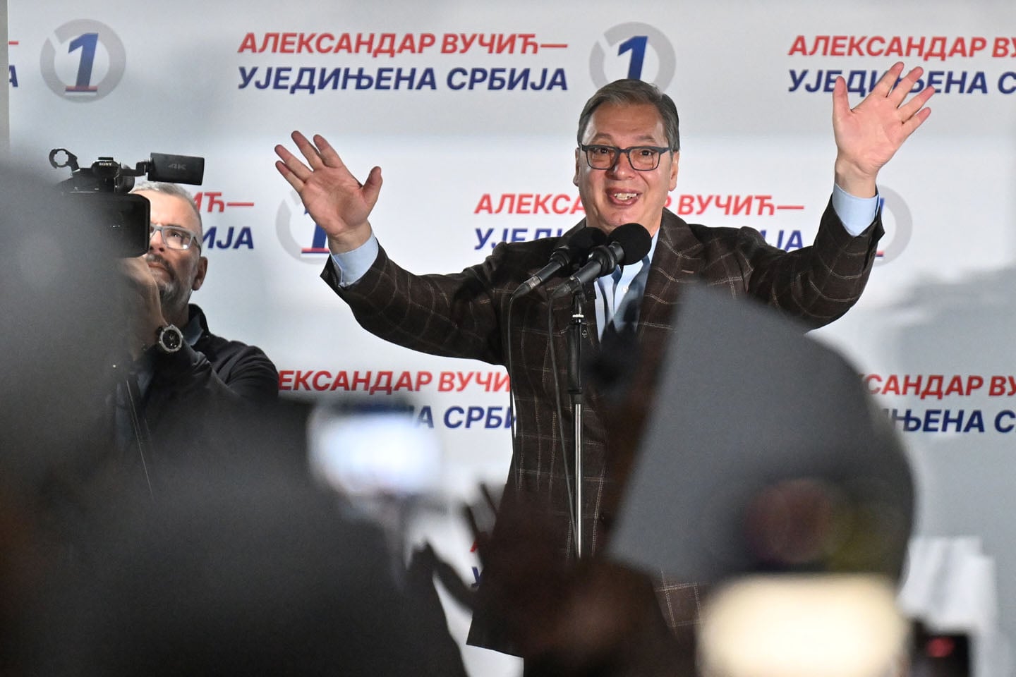 Aleksandar Vučić na predizbornom skupu