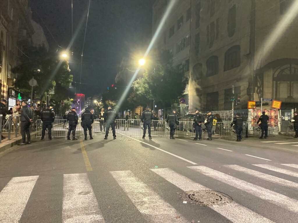 Ulica Kralja Milana kod Republičke izborne komisije