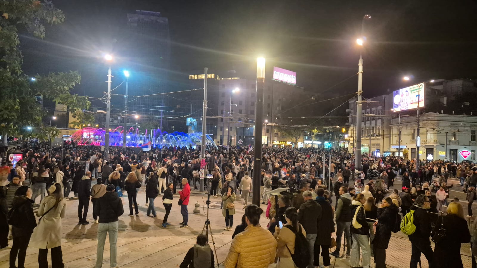 Slavlje studenata na Slaviji
