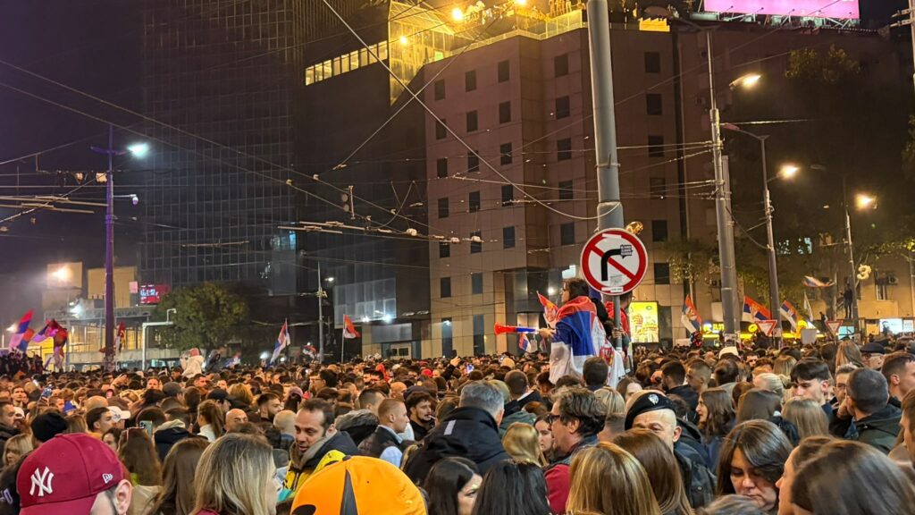 Slavlje studenata na Slaviji
