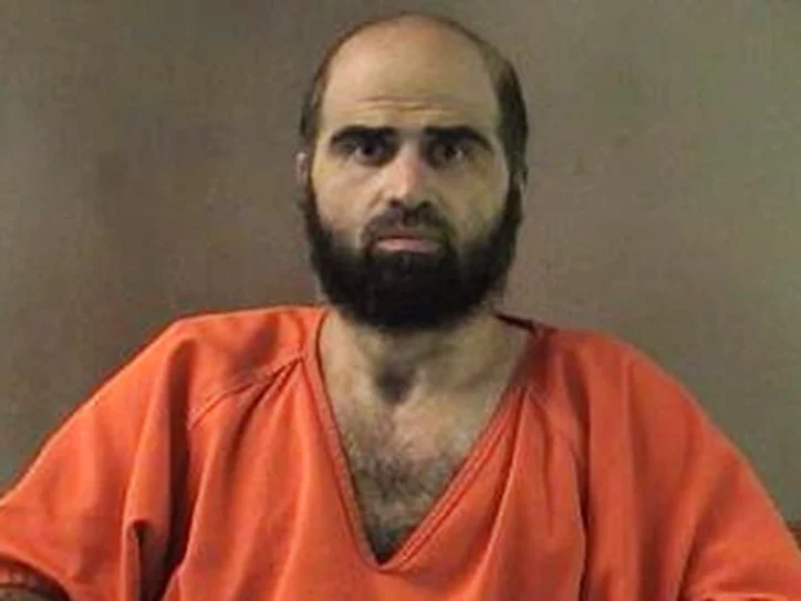 Nidal Malik Hasan, osuđeni ubica u vojoj bazi Fort Hud. Ubio je 13 ljudi i osuđen je na smrt.