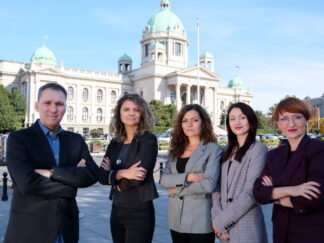 Igor Božić i reporterke Vremena