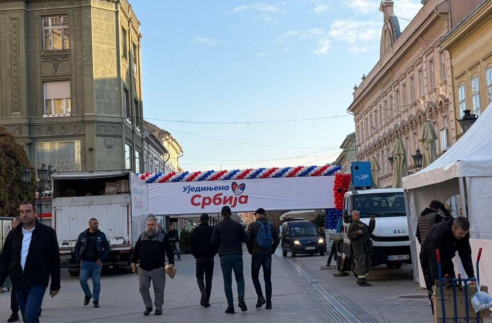 Novi Sad uoči skupa SNS-a