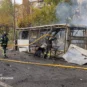 Ukrajinski autobus pogođen u ruskom napadu