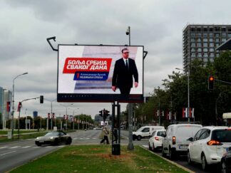 Bilbordi u predizbornoj kampanji Aleksandra Vučića